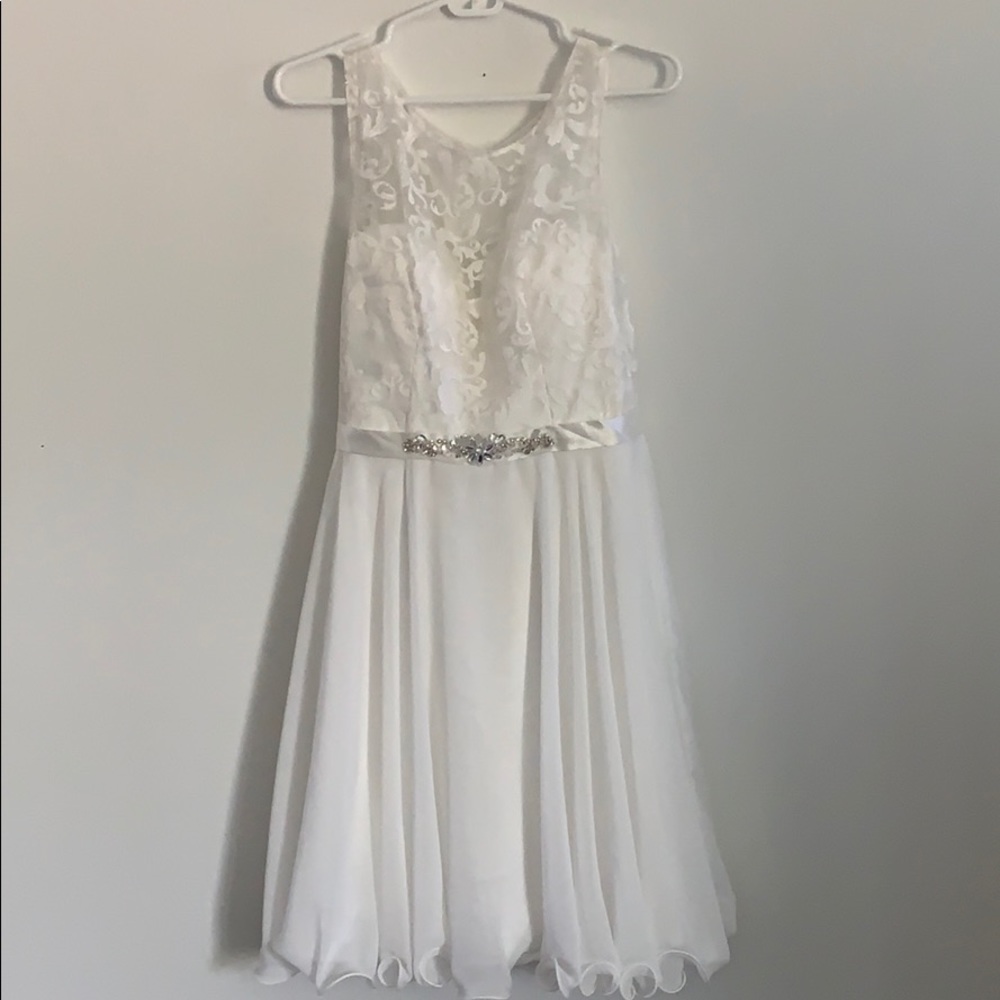 Ivory cocktail dress